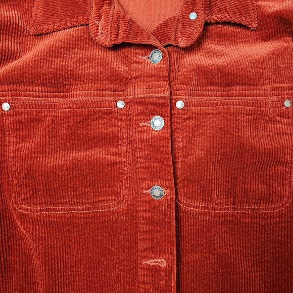 Judy Blue Corduroy Jacket Womens L Boho Western Tasseled Cowgirl ButtonUp Hippie - Picture 10 of 14